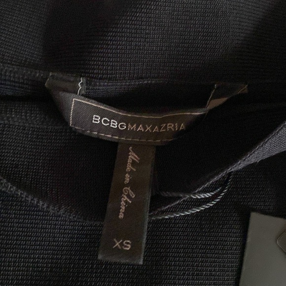 BCBG Maxazria size XS form fitting skirt black and pale peach “Scarlett” - Picture 2 of 5